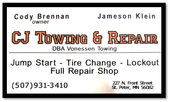 CJ Towing and Repair DBA Von Essen Towing