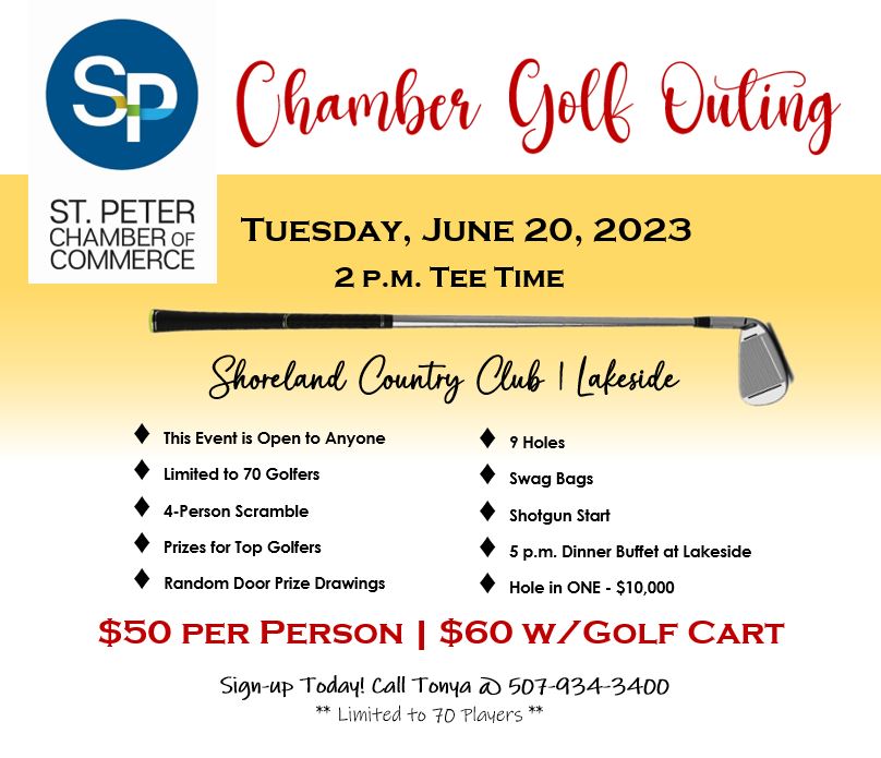 2023 Chamber Golf Outing St. Peter Chamber